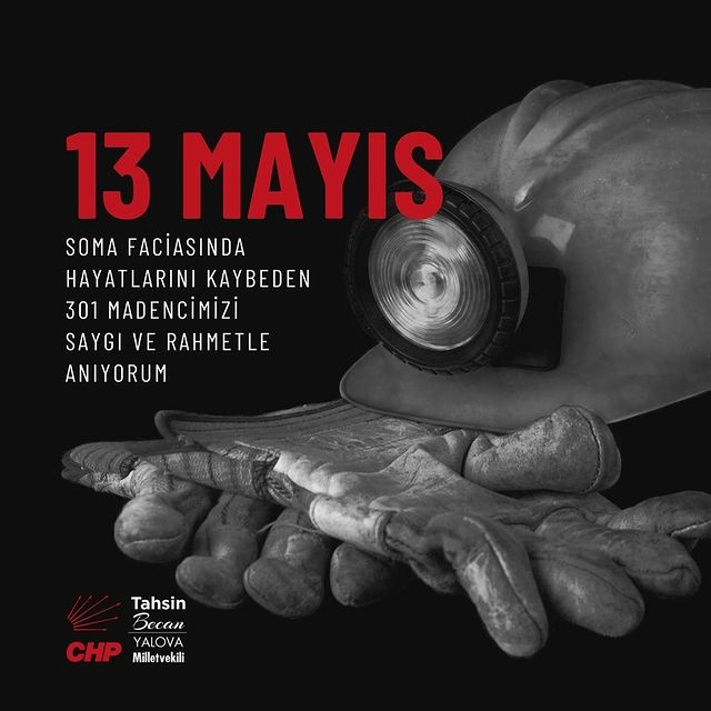 Soma Maden Faciasının Yıl Dönümünde Hayatını Kaybeden Madencilere Saygı