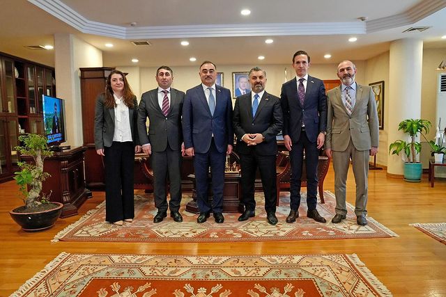 RTÜK Başkanı Ebubekir Şahin, Azerbaycan'ın Ankara Büyükelçisi ve Müsteşarını Kabul Etti