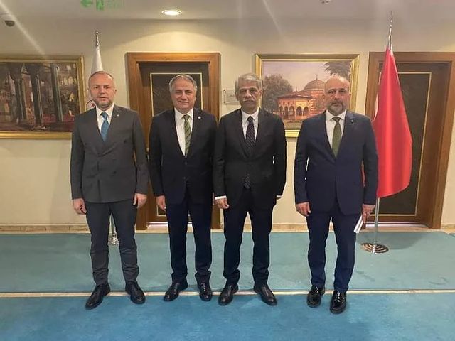 Zonguldak Ticaret ve Sanayi Odası Yönetim Kurulu Başkanı Metin Demir, Nadir Alparslan'ı Ziyaret Etti