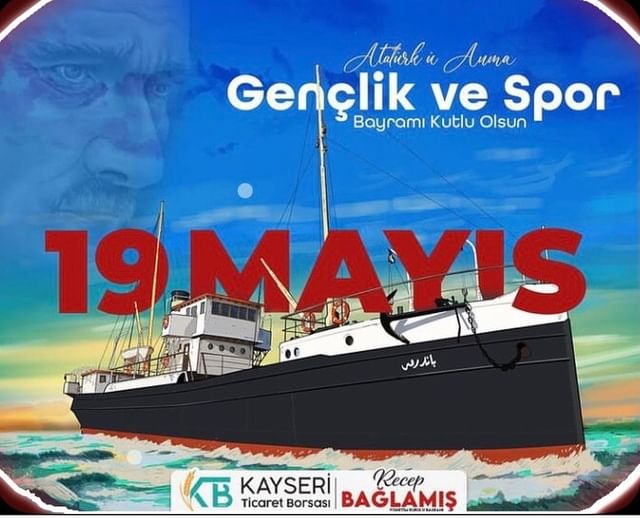 19 Mayıs Atatürk’ü Anma, Gençlik ve Spor Bayramı Kayseri Ticaret Borsası Tarafından Kutlandı