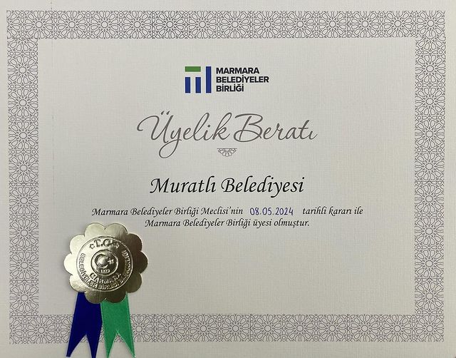 Belediyemiz Marmara Belediyeler Birliği'ne Üye Oldu!