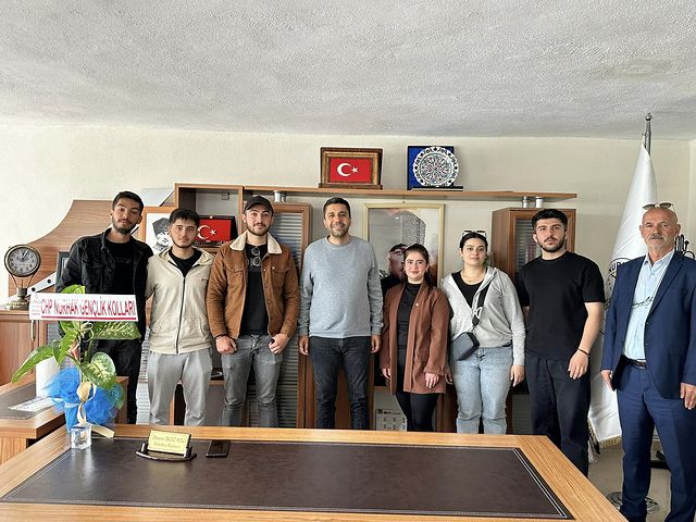 Nurhak Belediye Başkanı İlhami Bozan, Gençlik Kolları Tarafından Ziyaret Edildi