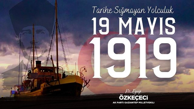 Gaziantep Milletvekili Mehmet Eyup Özkeçeci, 19 Mayıs Atatürk’ü Anma, Gençlik ve Spor Bayramı için mesaj yayınladı
