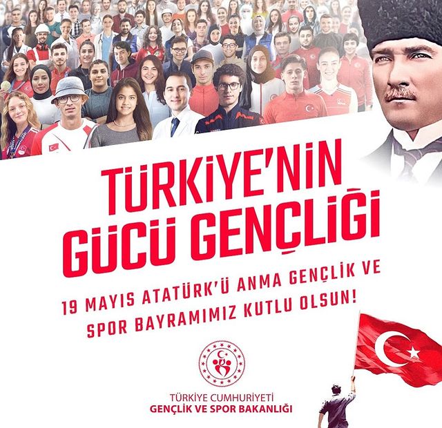 19 Mayıs Atatürk’ü Anma, Gençlik ve Spor Bayramı Kutlandı