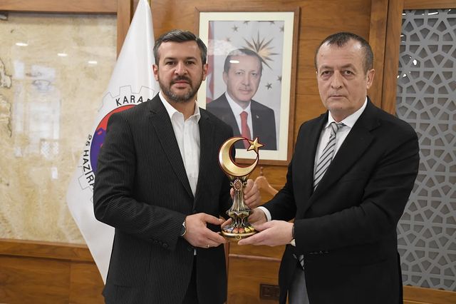 Genel Sekreter Şerafettin Kelleci Belediye Başkanı Özkan Çetinkaya'yı Ziyaret Etti