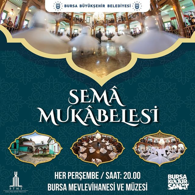 Bursa Büyükşehir Belediyesi'nin Düzenlediği Sema Mukabelesi