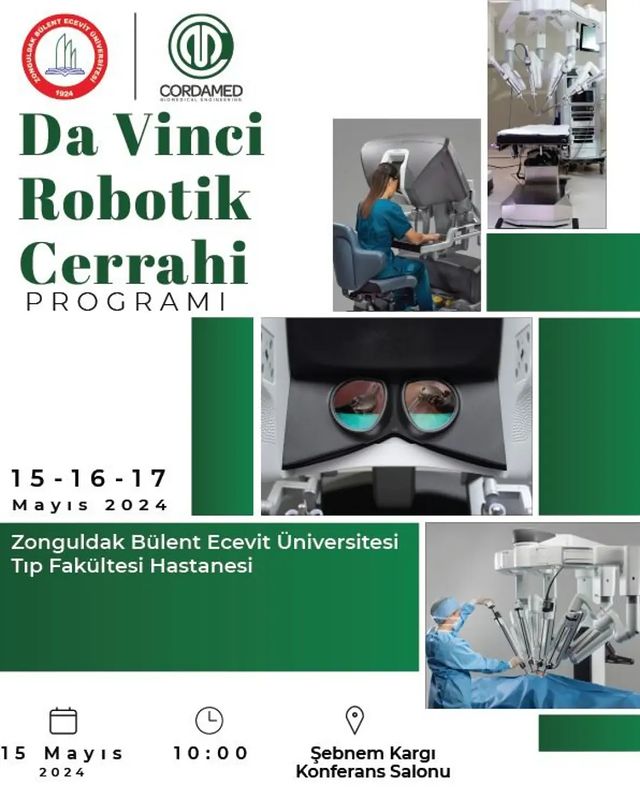 Zonguldak Bülent Ecevit Üniversitesi Tıp Fakültesi'nde Da Vinci Robotik Cerrahi Programı