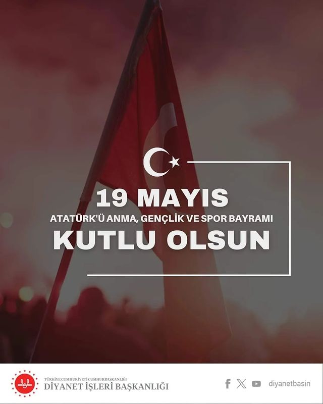 Muratpaşa İlçe Müftülüğünden 19 Mayıs Kutlama Mesajı