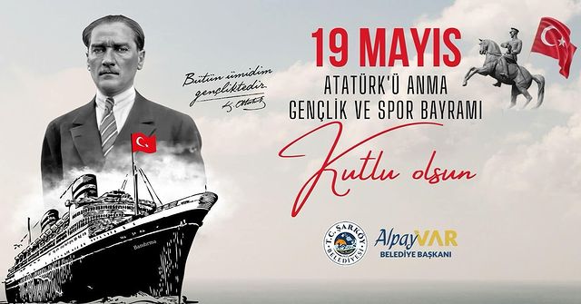 Şarköy Belediye Başkanı Alpay Var 19 Mayıs Mesajı Yayımladı