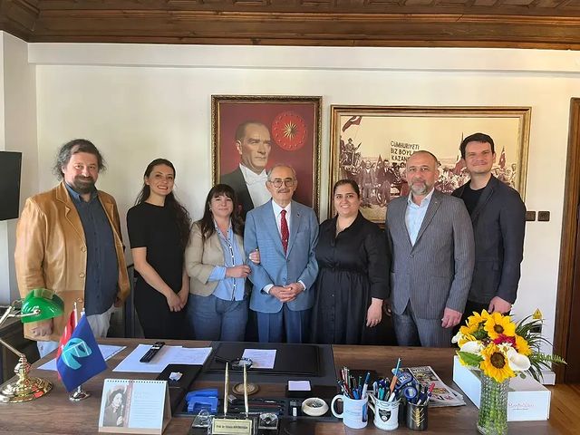 Metin Demir, Yılmaz Büyükerşen'i Ziyaret Etti