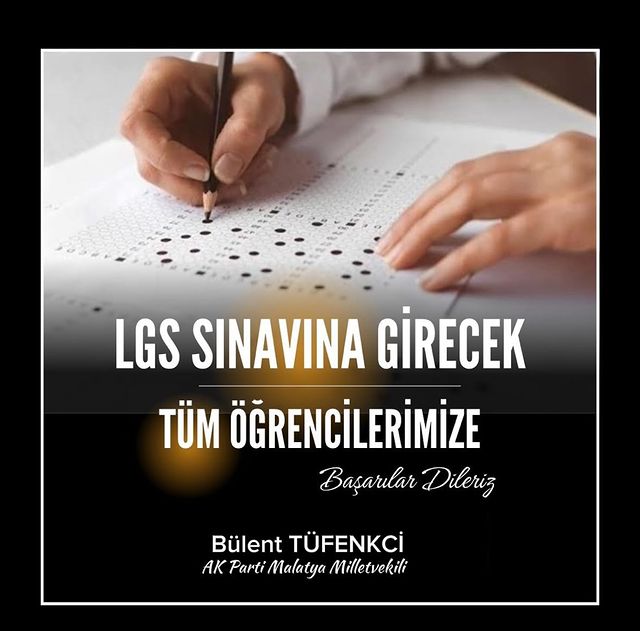 AK Parti Milletvekilinden LGS Sınavına Başarı Dileği