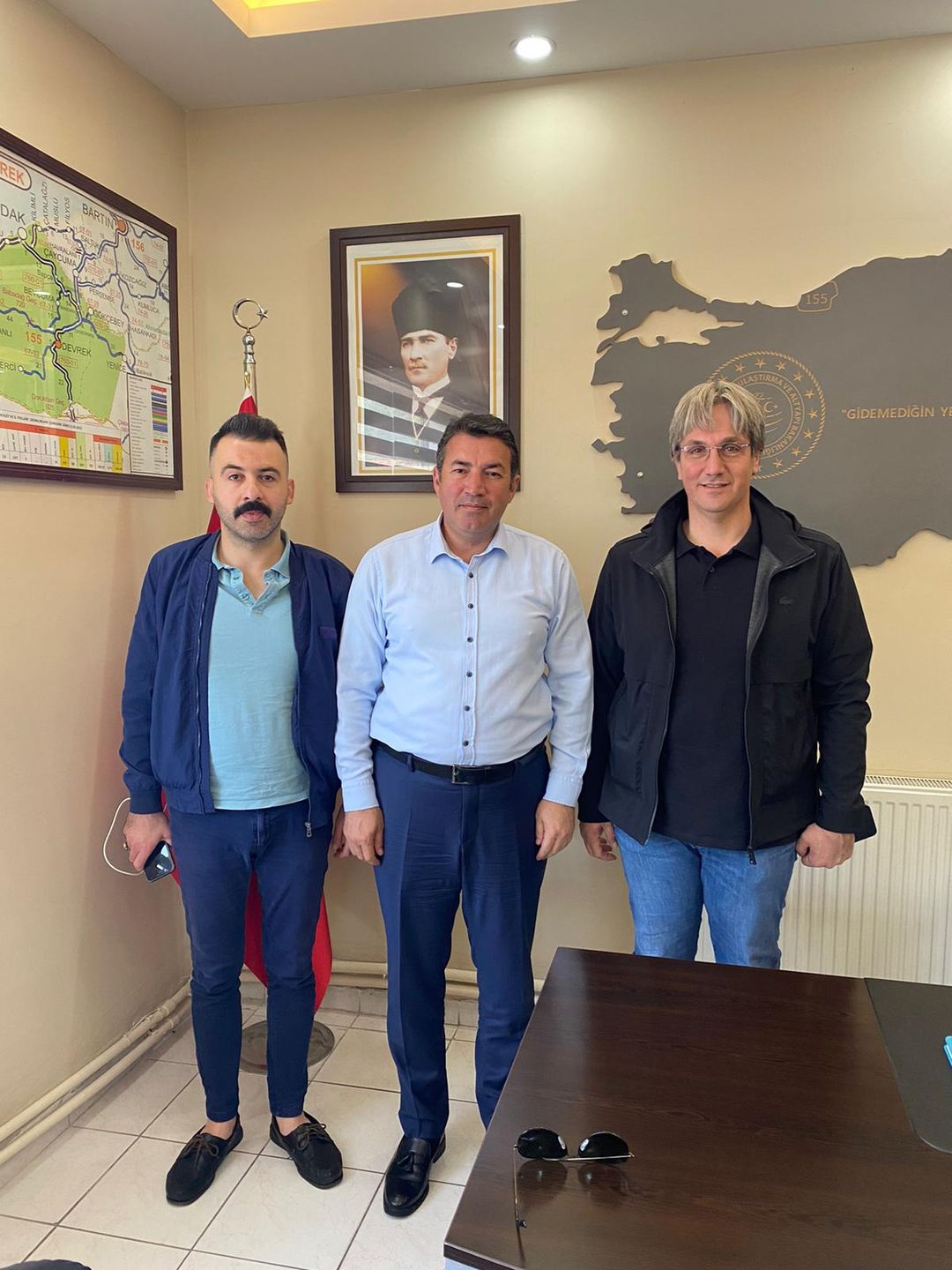 Belediye Başkanı Özcan Ulupınar, Karayolları Yetkilileriyle Görüştü