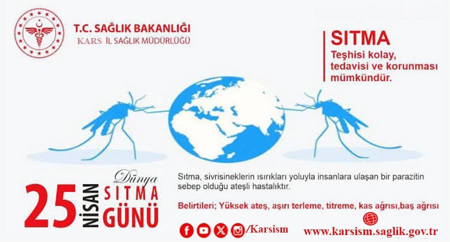 Dünya Sıtma Günü'nde Sıtma Hastalığına Dikkat!