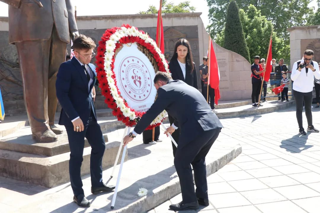 19 Mayıs Atatürk'ü Anma, Gençlik ve Spor Bayramı Kayseri'de Kutlanıyor