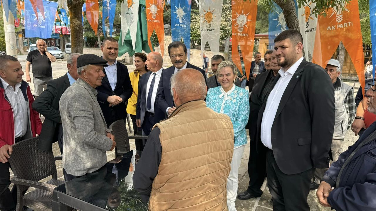 Aksaray İYİ Parti Milletvekili Turan Yaldır, Lutfullah Kayalar ve Nimet Özdemir Güzelyurt'u ziyaret etti