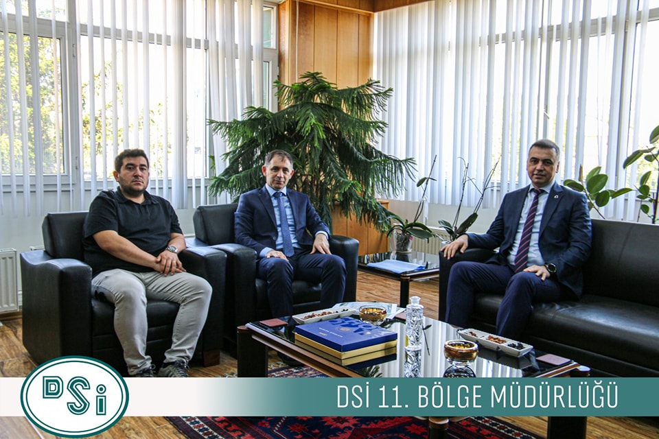 DSİ 11. Bölge Müdürü Faruk Yücegök, Edirne Vakıflar Bölge Müdürü Ahmet Saraç'ı Ağırladı