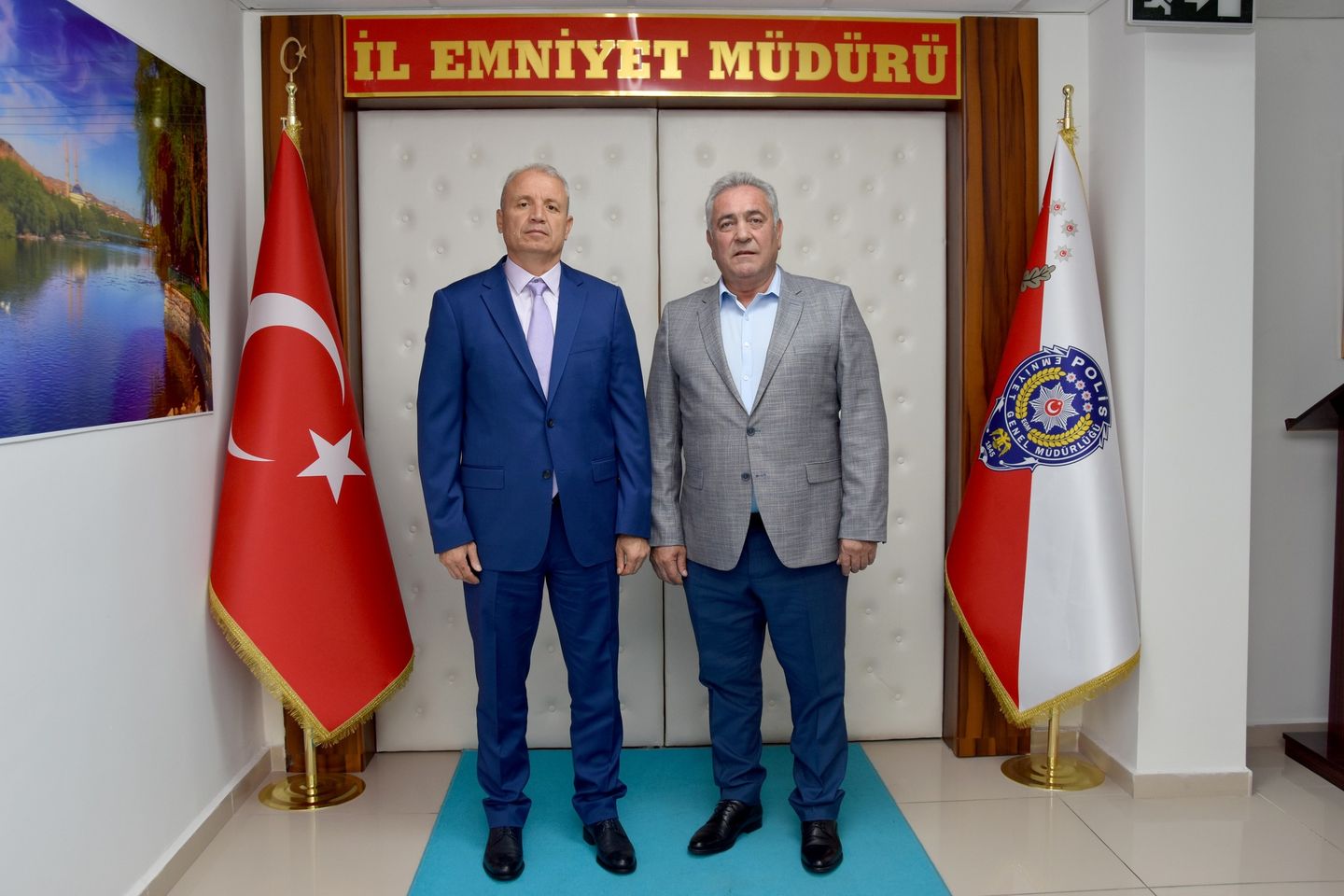 Göreme Belediye Başkanı Ömer Eren, Nevşehir İl Emniyet Müdürü Ali Loğoğlu'nu Ziyaret Etti