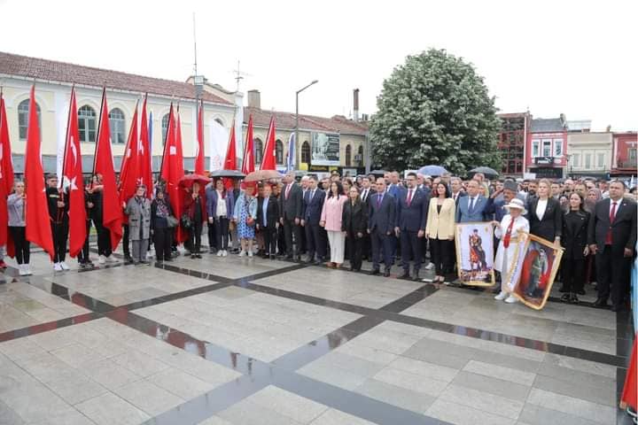 Edirne Barosu Başkanı Av. Gökhan Karakoç, 19 Mayıs Atatürk’ü Anma Törenine Katıldı