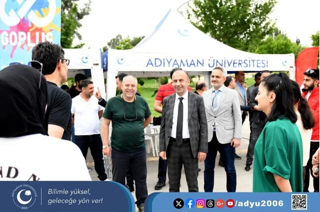 Türkiye Üniversite Sporları Federasyonu tarafından Adıyaman Üniversitesi'nde sağlıklı yaşam parkuru kuruldu