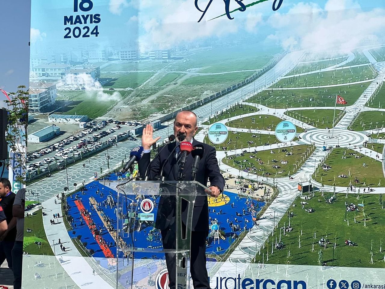 MHP Milletvekili Yaşar Yıldırım, Sincan Park'ın Açılışında Konuştu