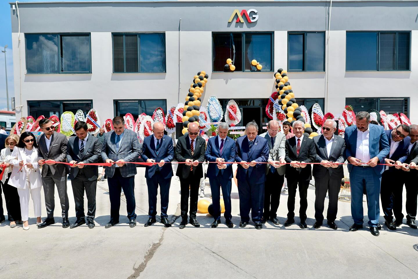 Türkoğlu'nda Altın Ateş Group Beton Santrali Açıldı