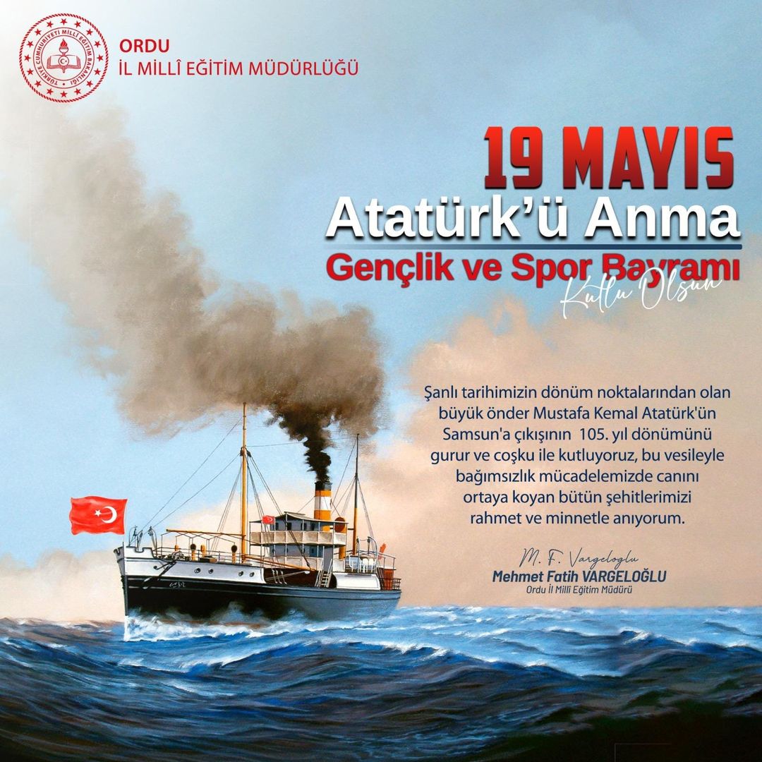 Mayıs Ayında Coşkulu Kutlamalar: 19 Mayıs Atatürk'ü Anma, Gençlik ve Spor Bayramı