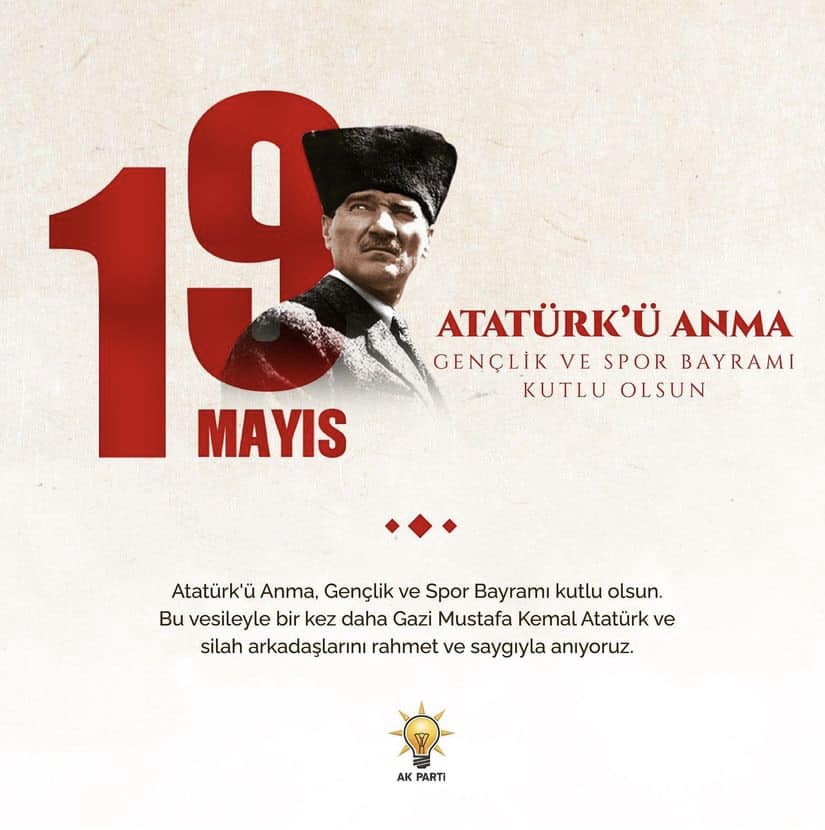 19 Mayıs Atatürk'ü Anma, Gençlik ve Spor Bayramı Kutlaması