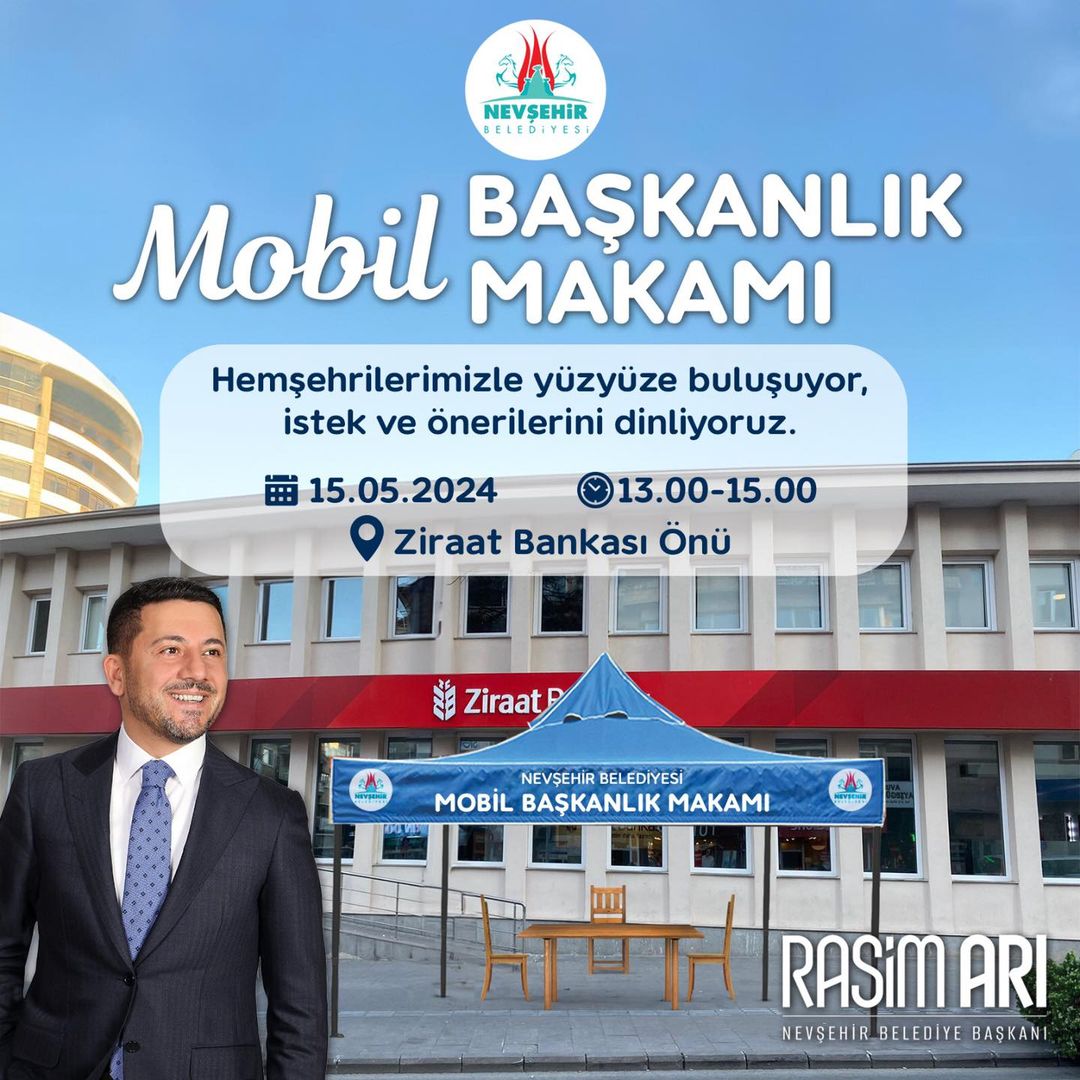 Nevşehir Belediyesi, Mobil Makamlara Geçiyor