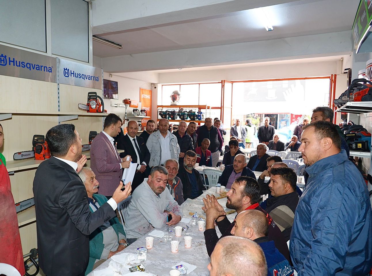 Nevşehir Belediye Başkanı, sanayi esnafıyla kahvaltıda bir araya geldi.