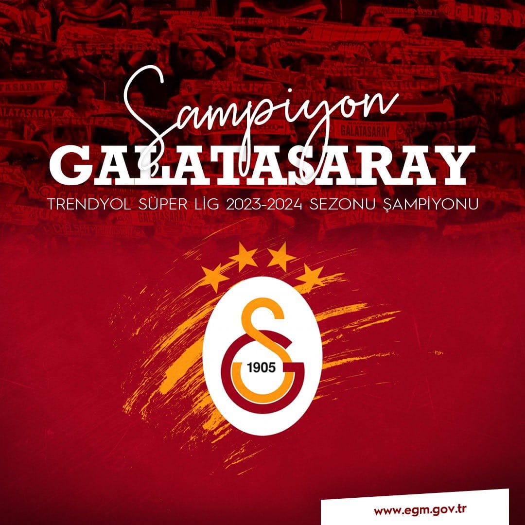 Galatasaray Şampiyon Oldu!