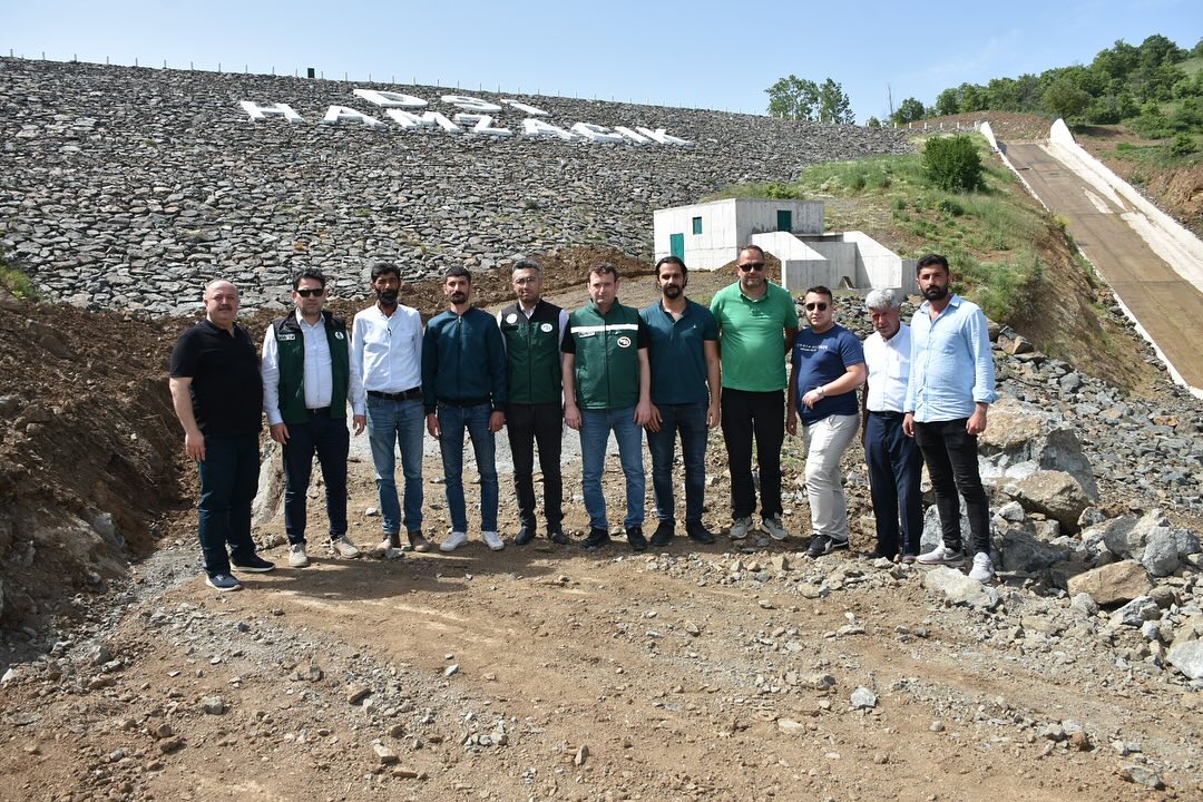 DSİ 25. Bölge Müdürlüğü, Dursunbey'de Hamzacık Göleti Sulaması İnşaatı Çalışmalarını İnceledi