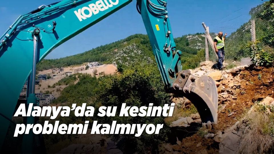 Antalya Büyükşehir Belediyesi, Alanya'da İçme Suyu Depolarını Ayırmak Üzere Çalışmalara Başladı