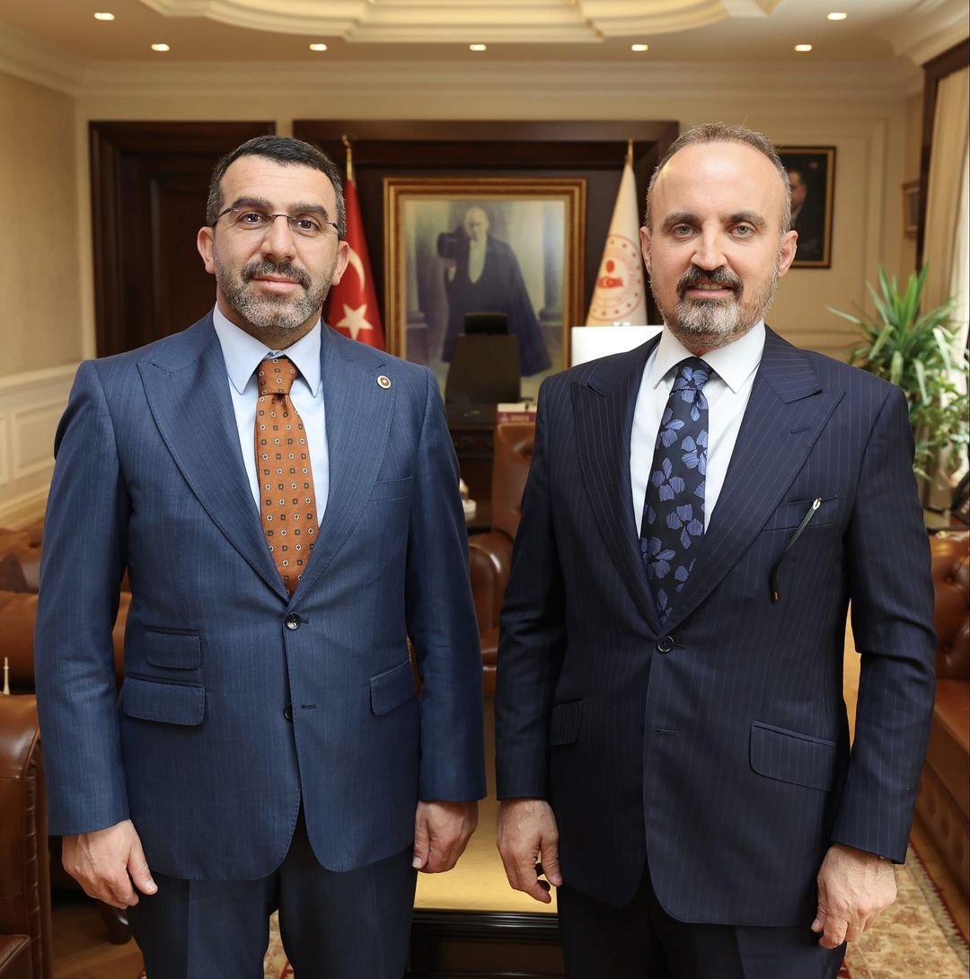 AK Parti Milletvekili Adem Çalkın İçişleri Bakan Yardımcısı Bülent Turan'ı Ziyaret Etti
