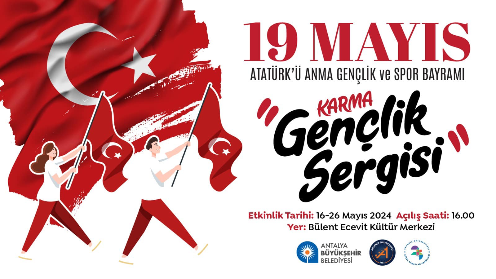 Antalya Büyükşehir Belediyesi ve Akdeniz Üniversitesi'nden Genç Sanatçılara Özel Sergi