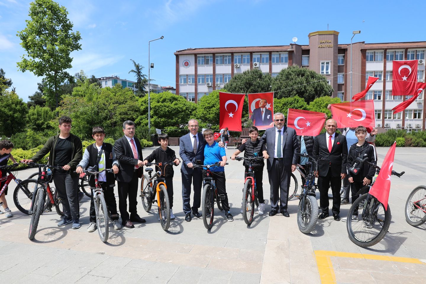 19 Mayıs Atatürk'ü Anma, Gençlik ve Spor Bayramı'nda Bisiklet Turu Düzenlendi