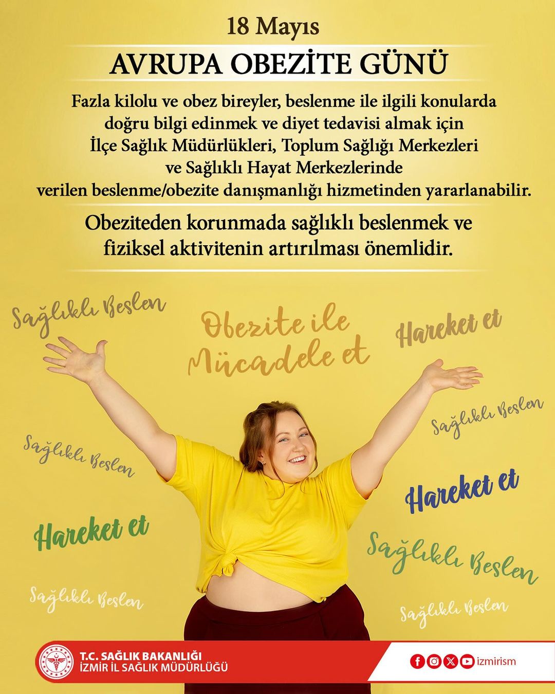 Obeziteyle Mücadelede İzmir İl Sağlık Müdürlüğü'nden Önemli Duyuru!